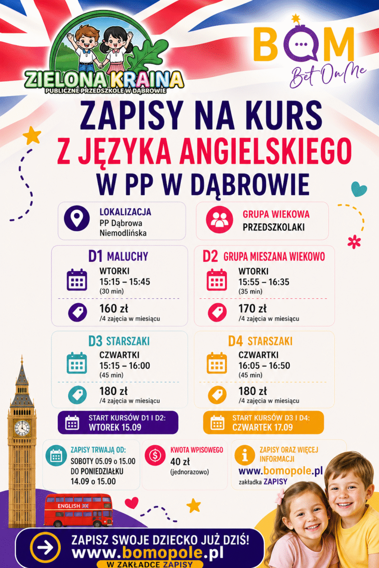 ZAPISY JUŻ 05.09!